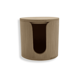 Opbevaringskrukke i bambus til genanvendelige rondeller