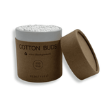 Bambus vatpinde - Rund boks - 200 stk.