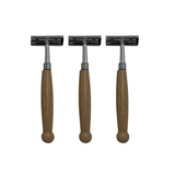 3-pak bambus barberskrabere