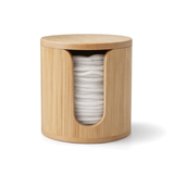 Bambuskrukke med 20 stk. genanvendelige rondeller i bambus