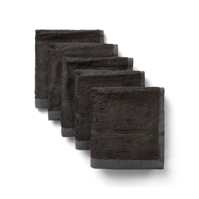 Bambus vaskeklude - 25x25 cm - 5 stk.