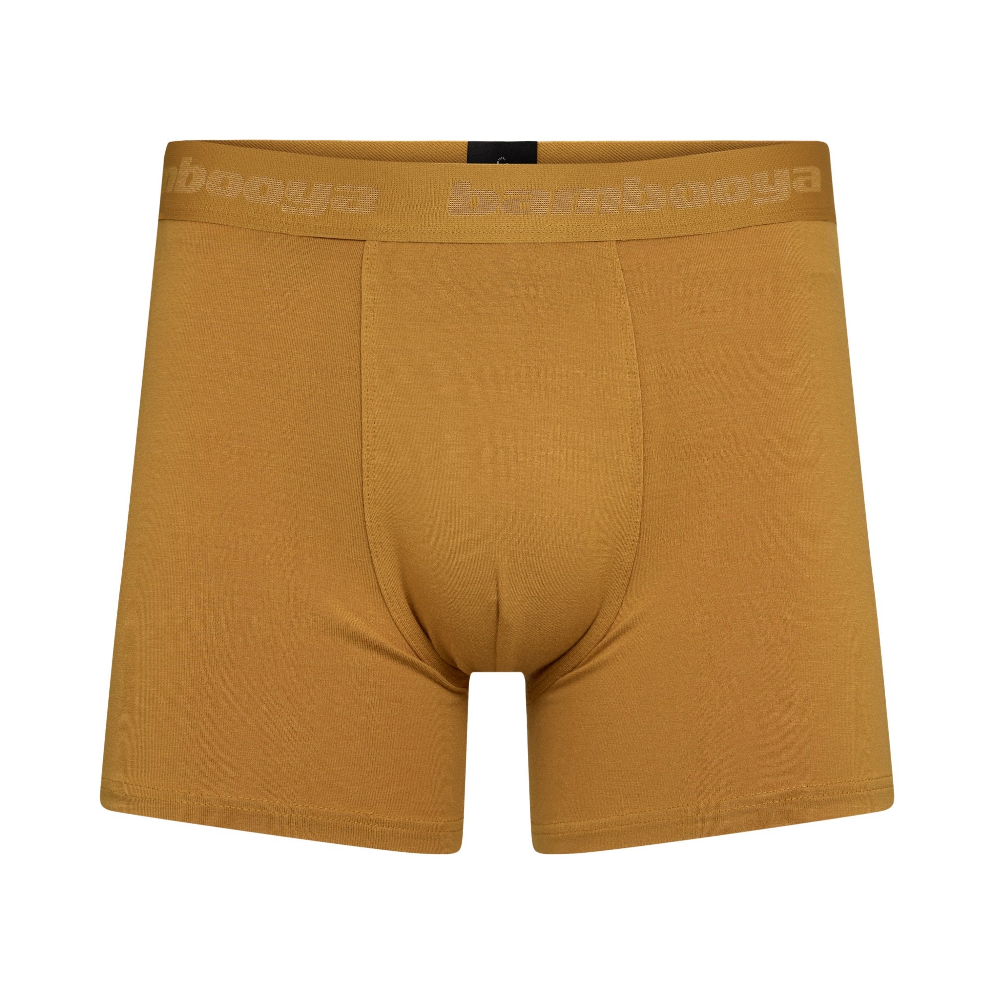 Gul bambus herreunderbuks, kort model set forfra