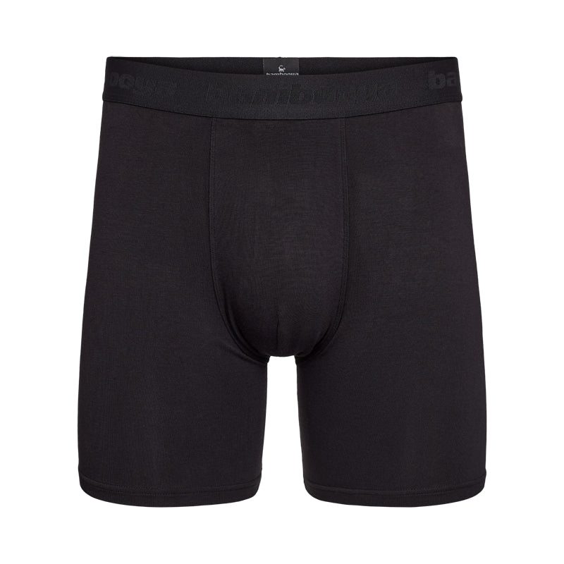 Bambus Herre Underbukser - Ekstra længde - Sort