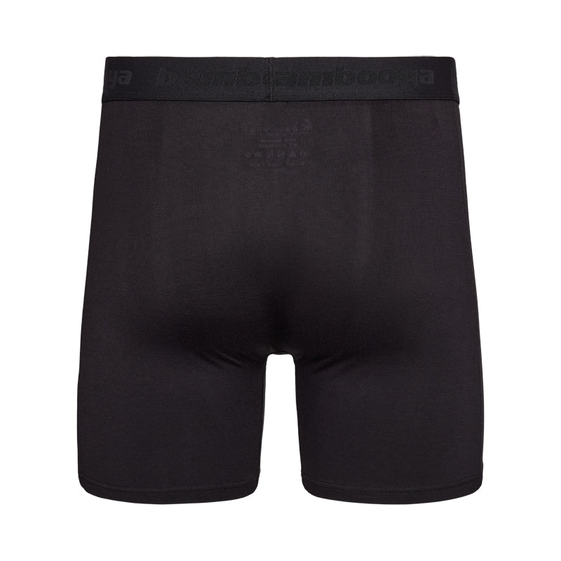 Bambus Herre underbukser - 5-pak - Ekstra længde - Sort