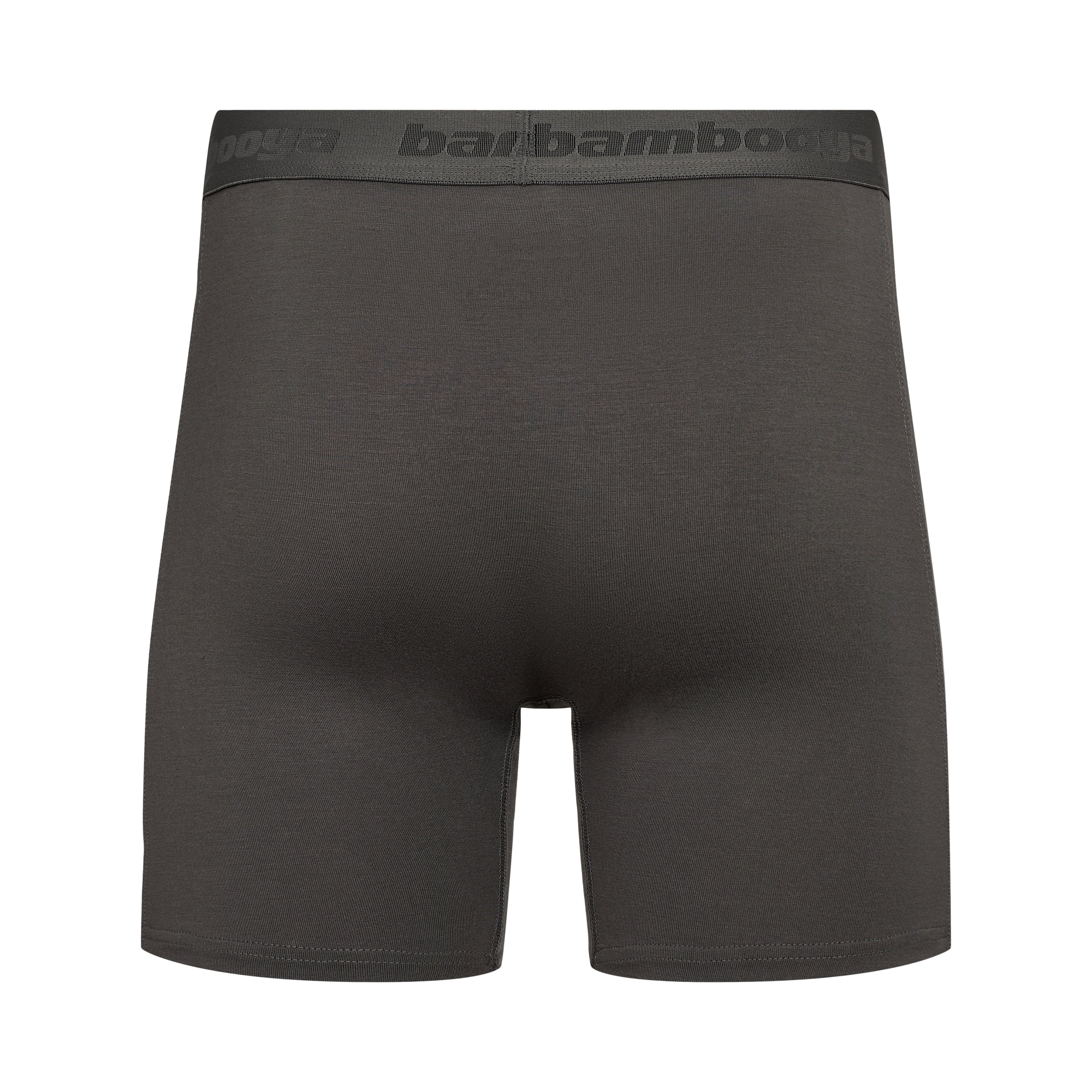 Bambus Herre underbukser - 3-pak - Ekstra længde - Gun Metal