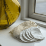 Genanvendelige rondeller med vaskepose - 20 stk.