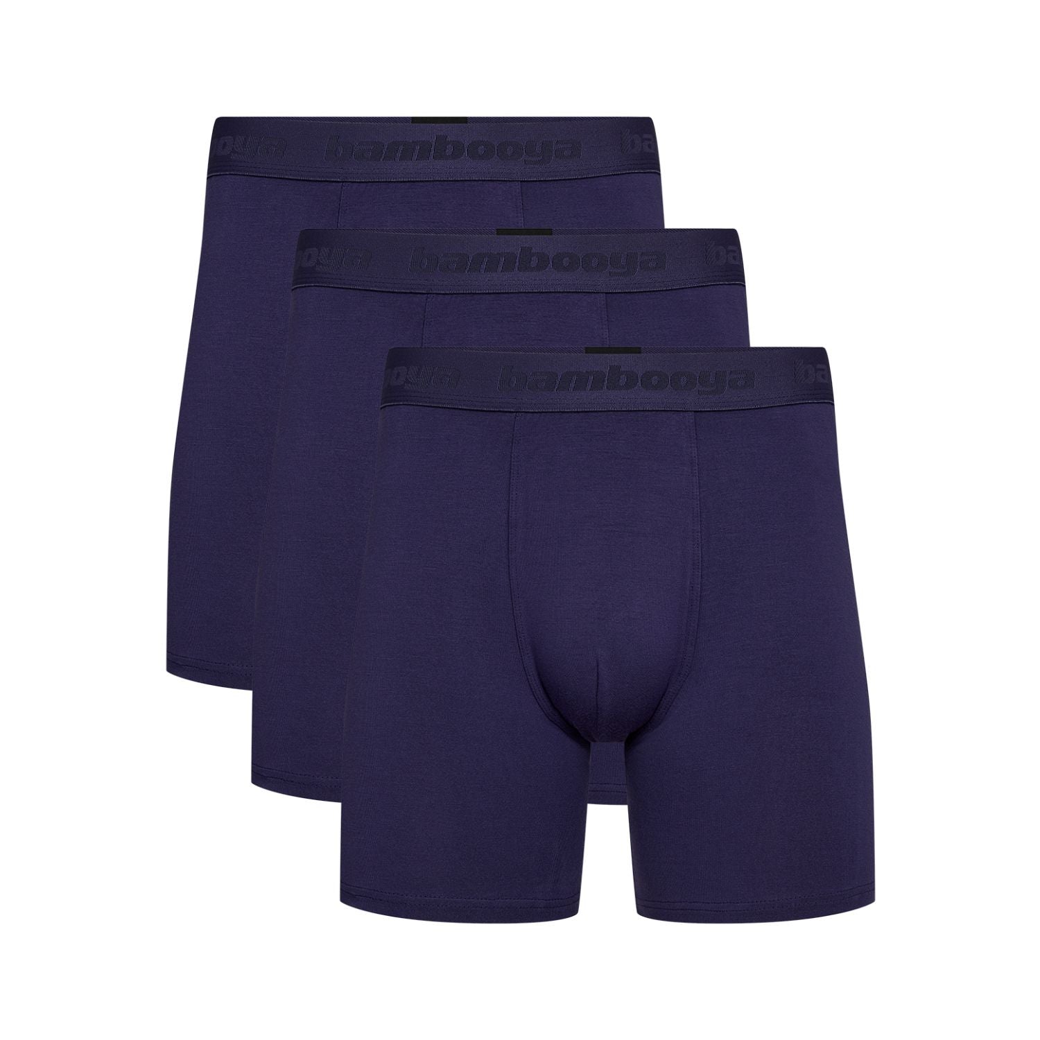 Bambus Herre underbukser - 3-pak - Ekstra længde - Blå