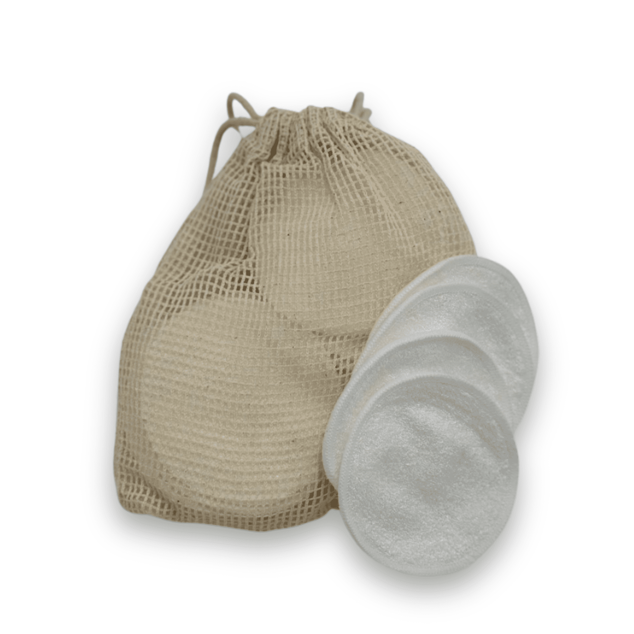 Genanvendelige rondeller med vaskepose - 20 stk.