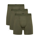 Bambus Herre underbukser - 3-pak - Ekstra længde - Navy Green