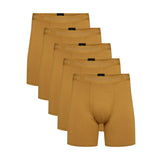Bambus Herre underbukser - 5-pak - Ekstra længde - Kobber