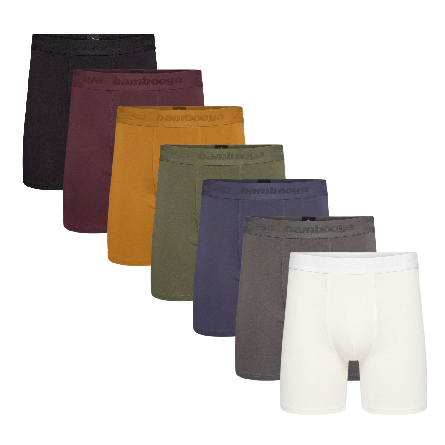 Mix & Match - Bambus Herre underbukser - 5-pak - Ekstra længde