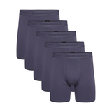 Bambus Herre underbukser - 5-pak - Ekstra længde - Blå