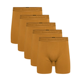 Bambus Herre underbukser - 5-pak - Ekstra længde - Kobber